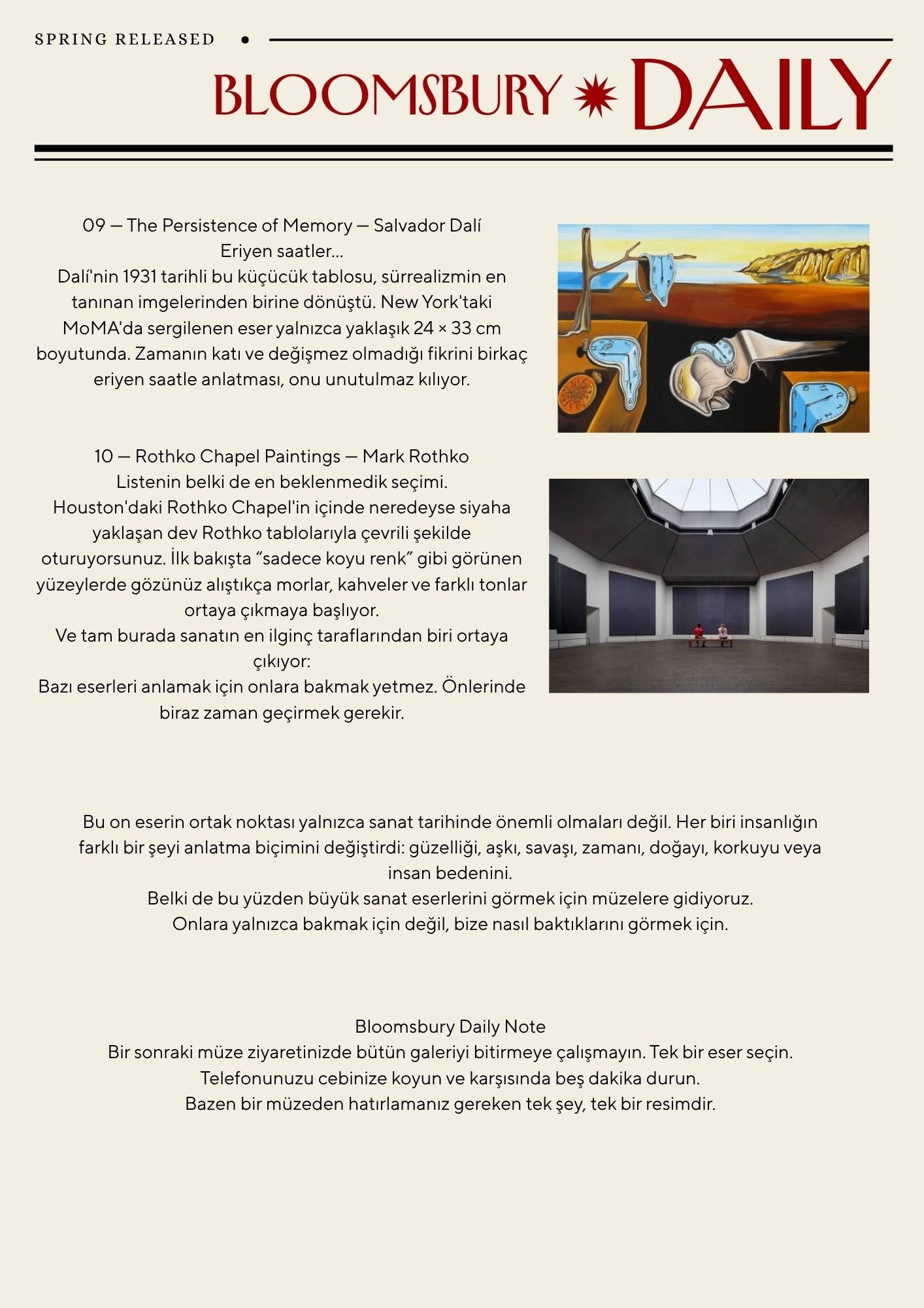 Hayatta Görülmesi Gereken 10 Sanat Eseri Sayfa 3