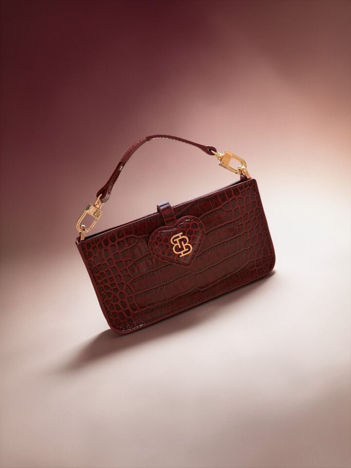 Mini Muse Deri Çanta Bordeaux Muse