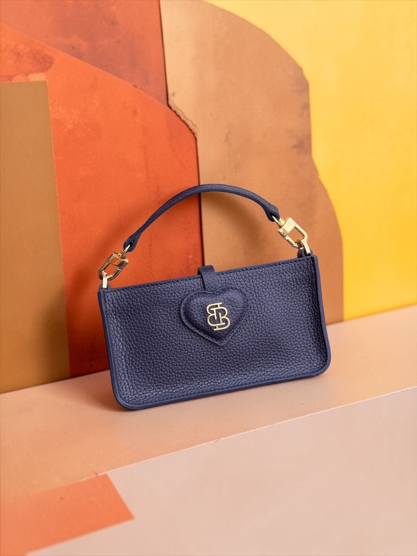 Mini Muse Deri Çanta Navy Muse