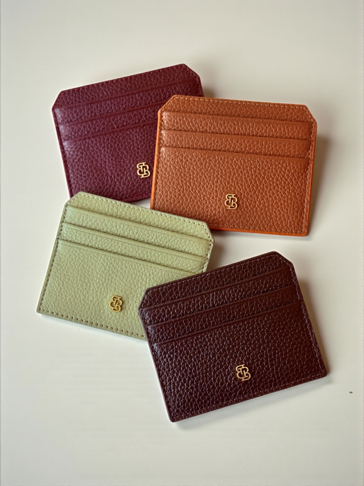 Bloomsbury Leather Card Holder Vizon Floater Deri