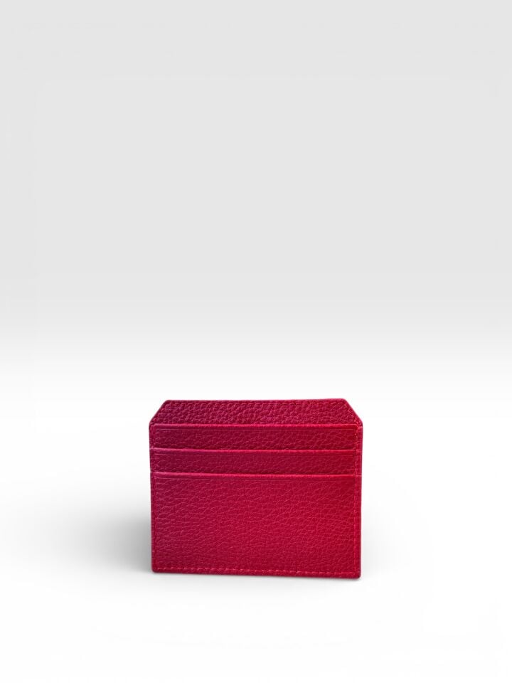 Bloomsbury Leather Card Holder Kırmızı Floater Deri