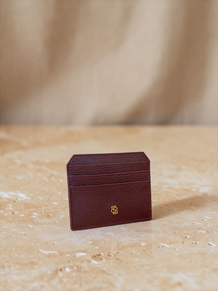 Bloomsbury Kartlık Bordo Floater Deri