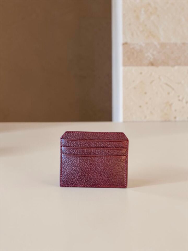 Bloomsbury Kartlık Bordo Floater Deri