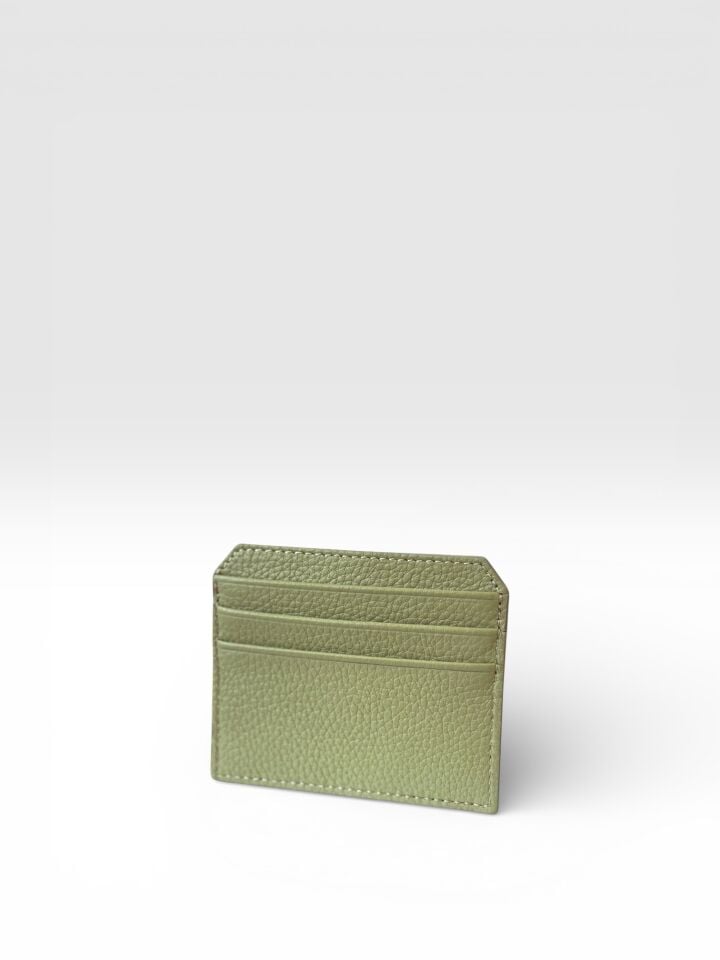 Bloomsbury Leather Card Holder Avokado Yeşili Floater Deri