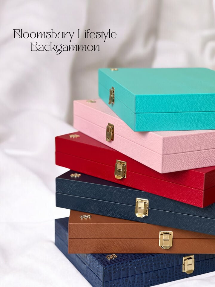 Bloomsbury Lifestyle Backgammon Kırmızı Floater Deri