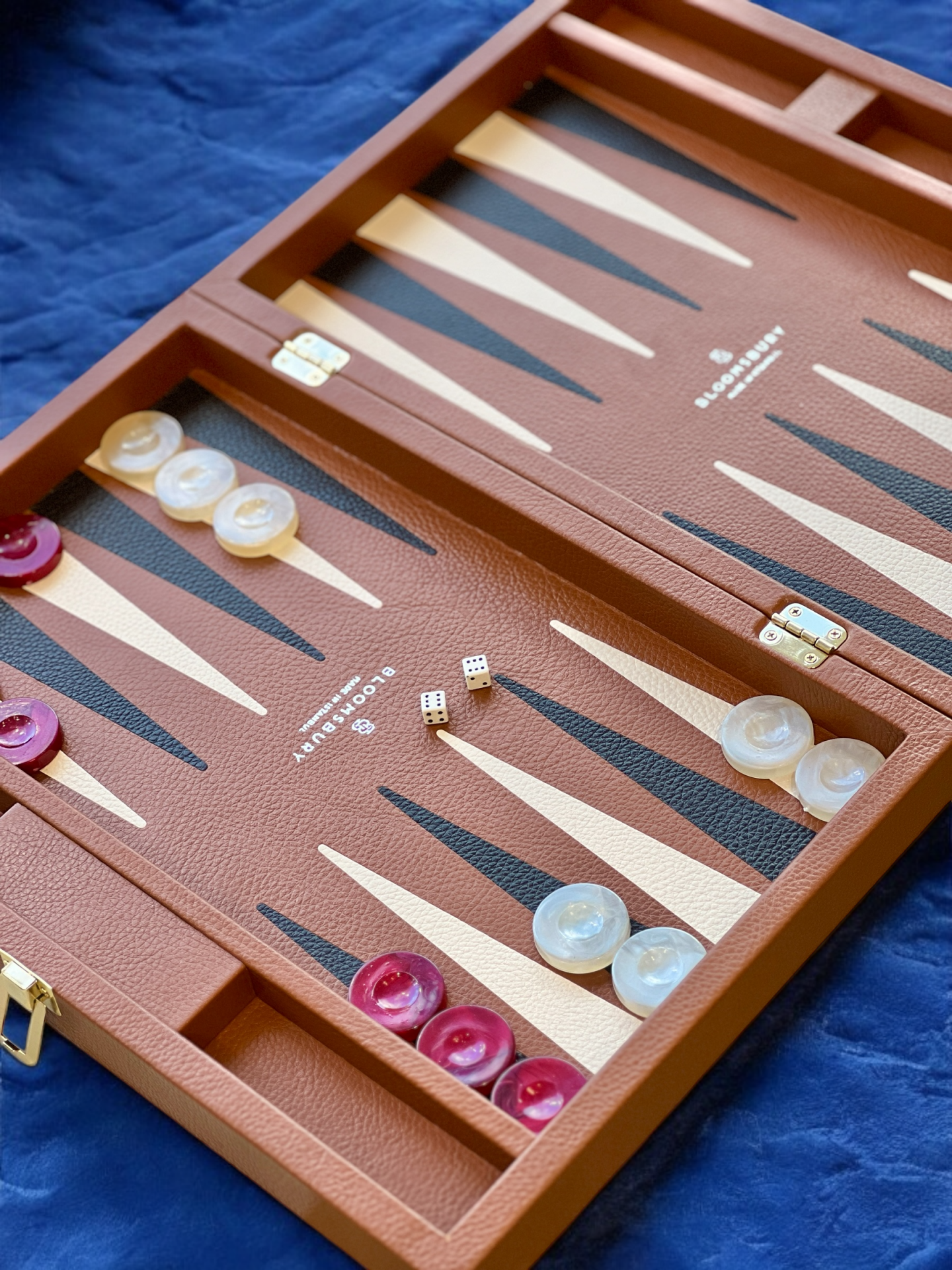 Bloomsbury Lifestyle Backgammon Taba Floater Deri