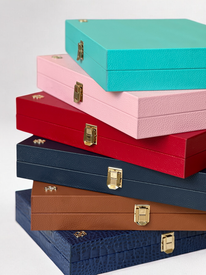 Bloomsbury Lifestyle Backgammon Pembe Floater Deri