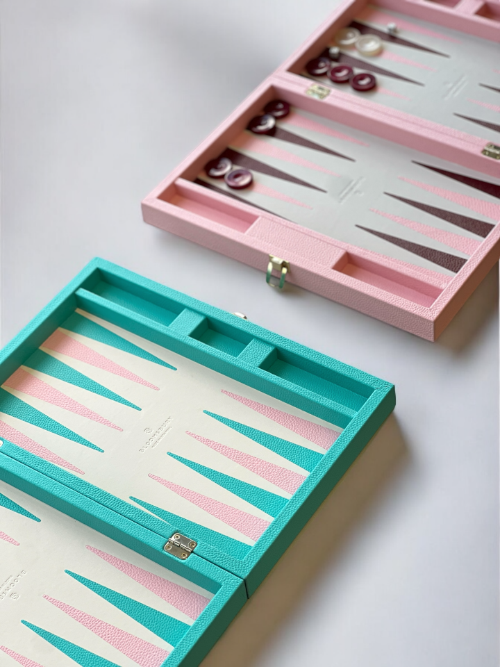 Bloomsbury Lifestyle Backgammon Turkuaz Floater Deri