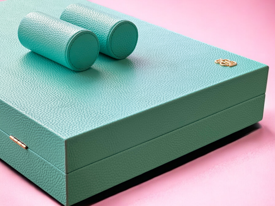 Bloomsbury Lifestyle Backgammon Turkuaz Floater Deri