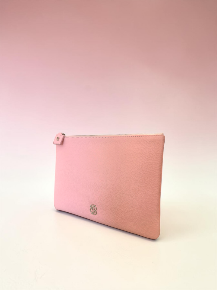 Marylebone Clutch Pembe Floater Deri