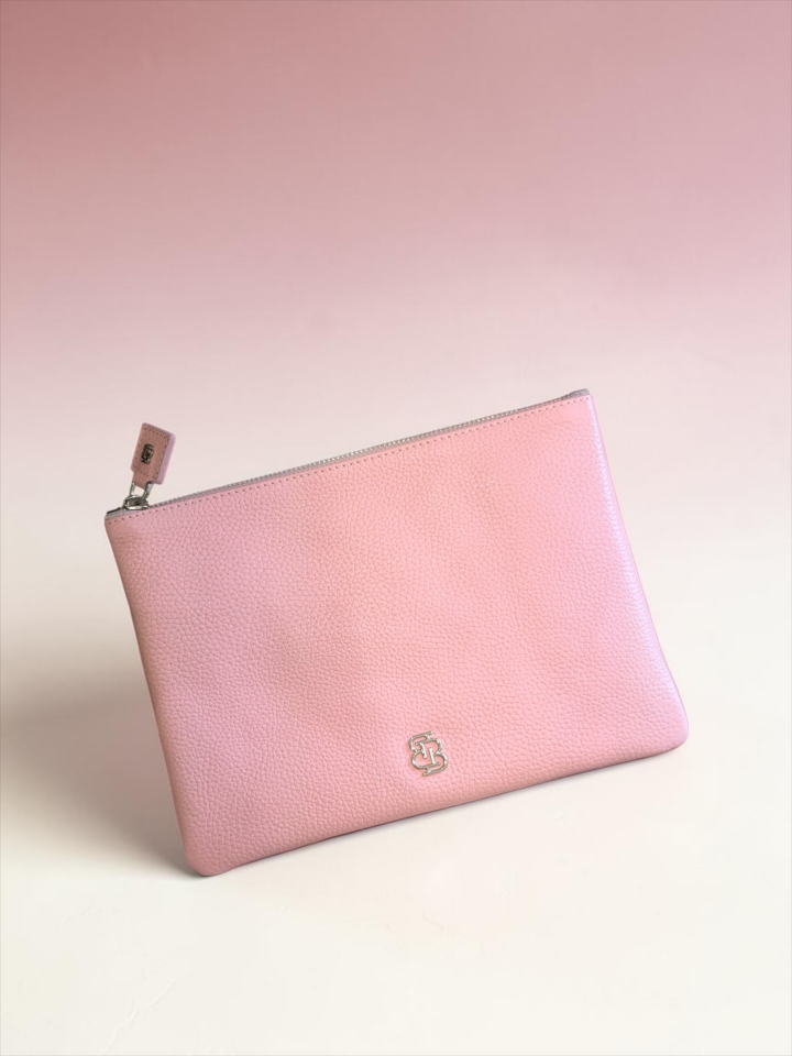 Marylebone Clutch Pembe Floater Deri
