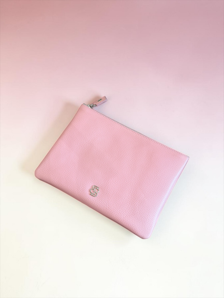 Marylebone Clutch Pembe Floater Deri