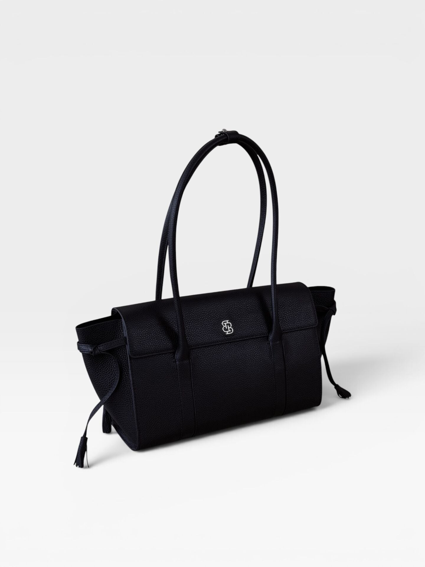 Seniha Heritage Tote Bag Siyah Floater Deri