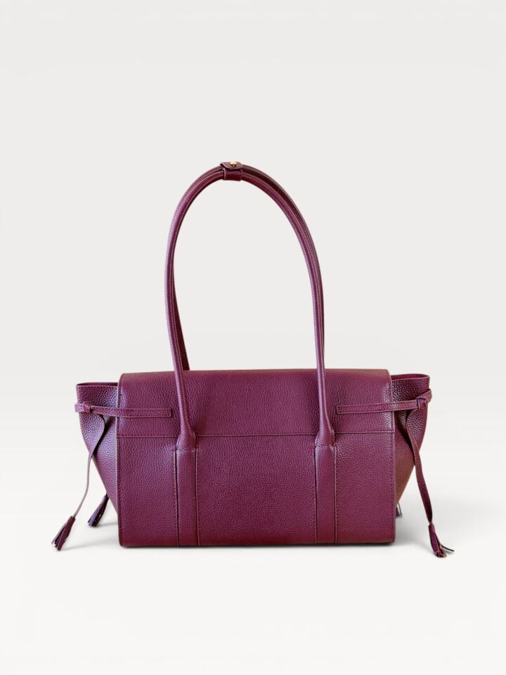 Seniha Heritage Tote Bag Bordo Floater Deri