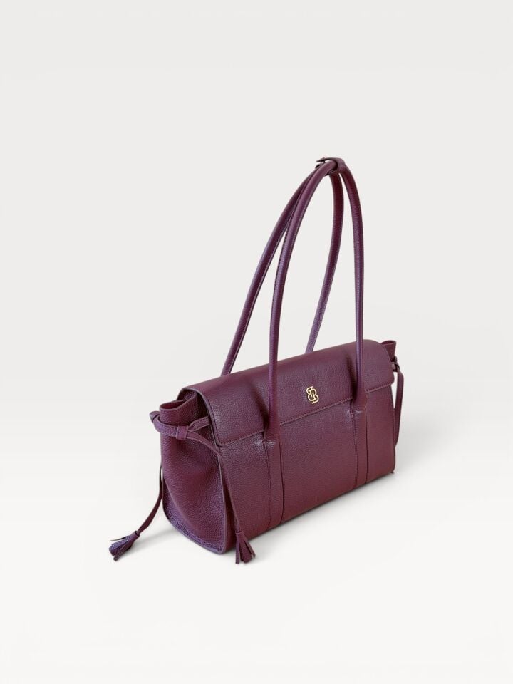 Seniha Heritage Tote Bag Bordo Floater Deri