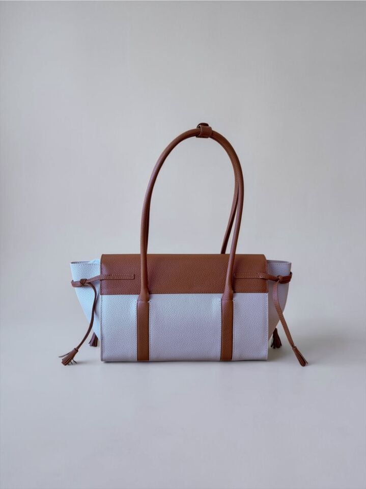 Seniha Heritage Tote Bag Taba/Krem Floater Deri