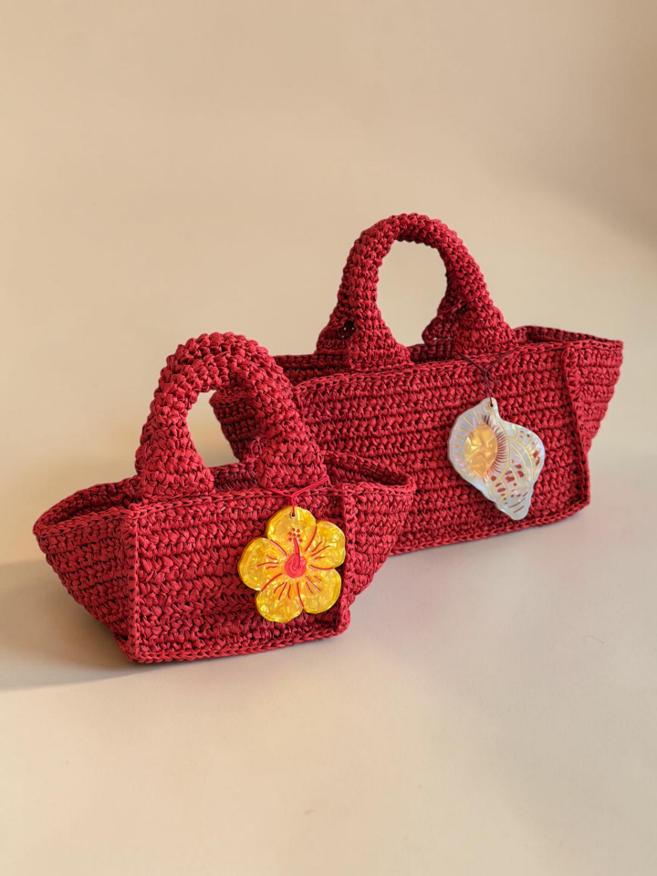 MEDITERRANEAN TALISMANS Kırmızı Hasır - Mini