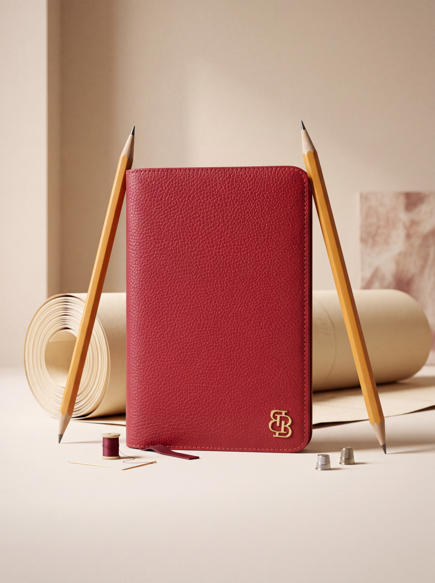 Soho A5 Deri Defter Kırmızı Floater Deri