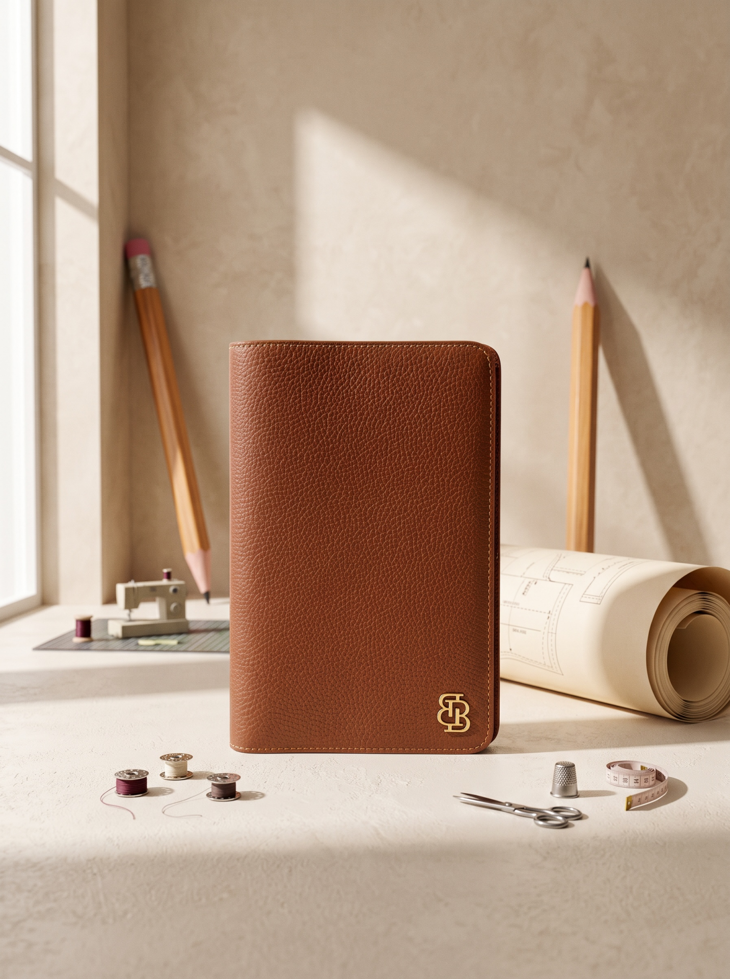 Soho A5 Deri Defter Taba Floater Deri