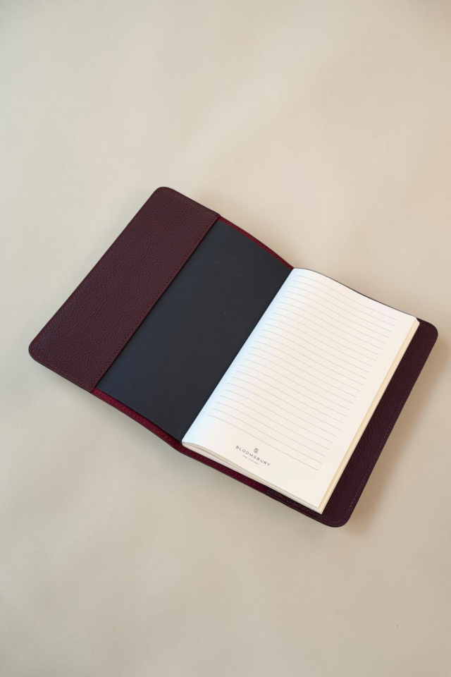 Soho A5 Deri Defter Bordo Floater Deri