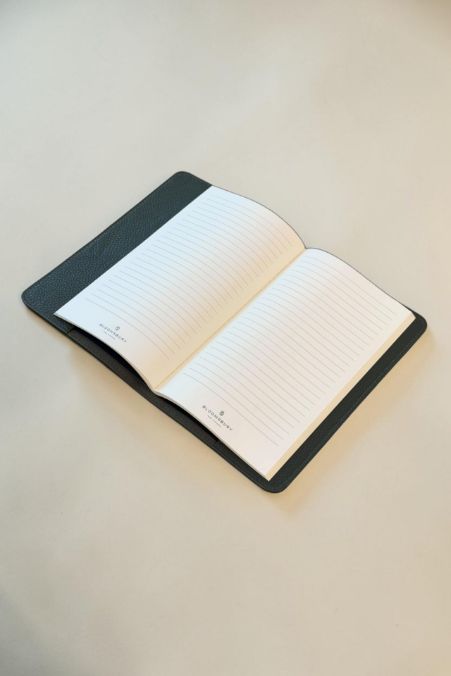 Soho A5 Deri Defter Asker Yeşili floater Deri
