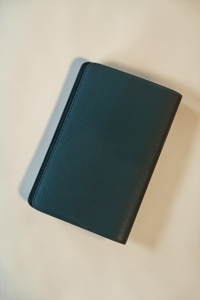Soho A5 Deri Defter Asker Yeşili floater Deri