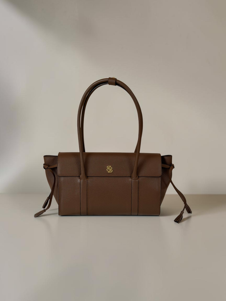 Seniha Heritage Tote Bag Çikolata Kahve Floater Deri