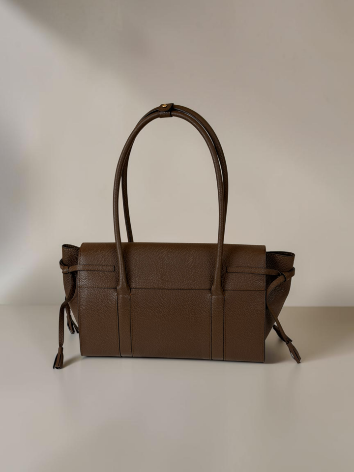 Seniha Heritage Tote Bag Çikolata Kahve Floater Deri