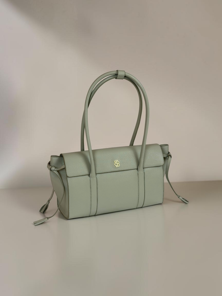Seniha Heritage Tote Bag Mint Floater Floater Deri