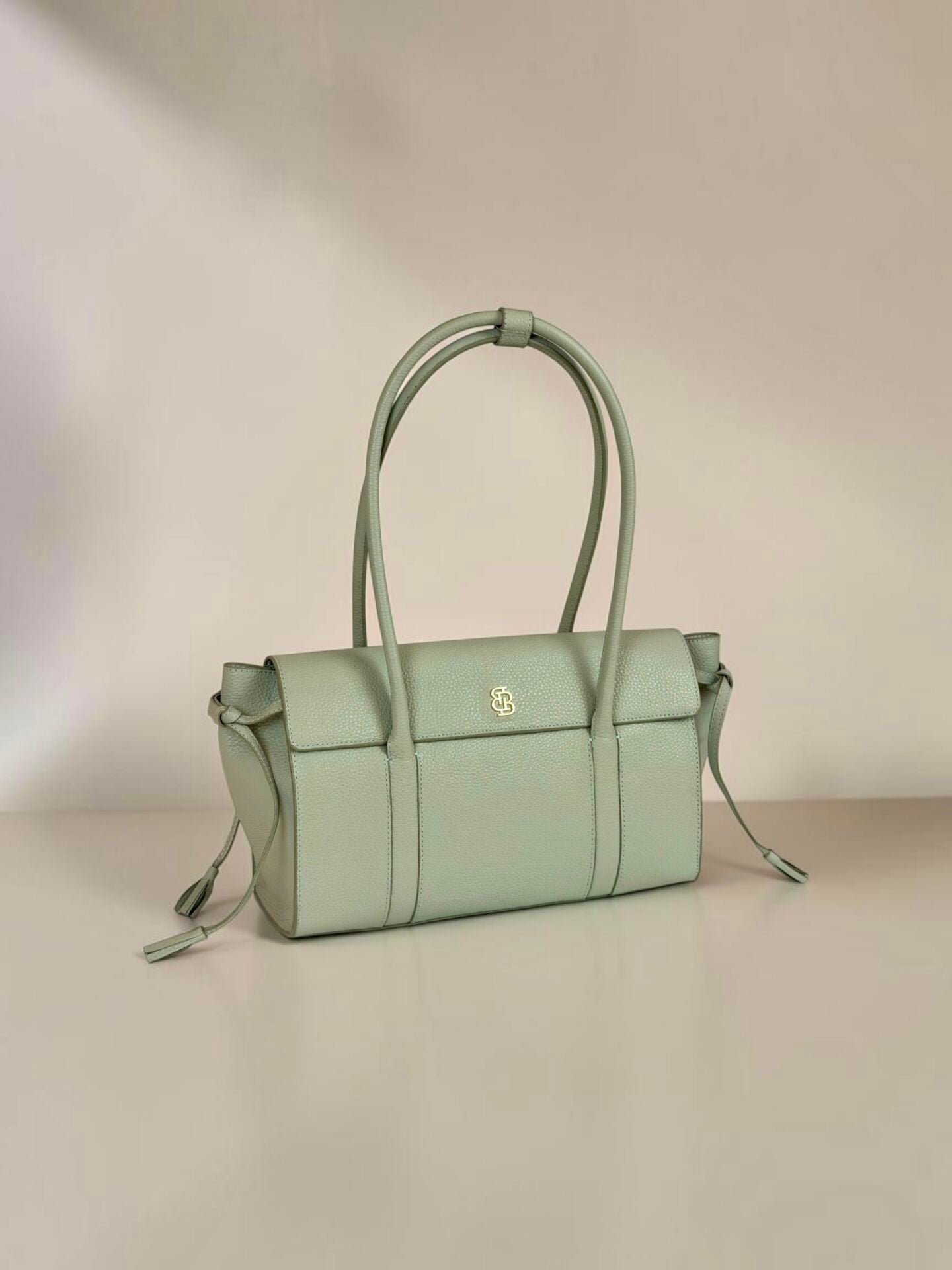 Seniha Heritage Tote Bag Mint Floater Floater Deri