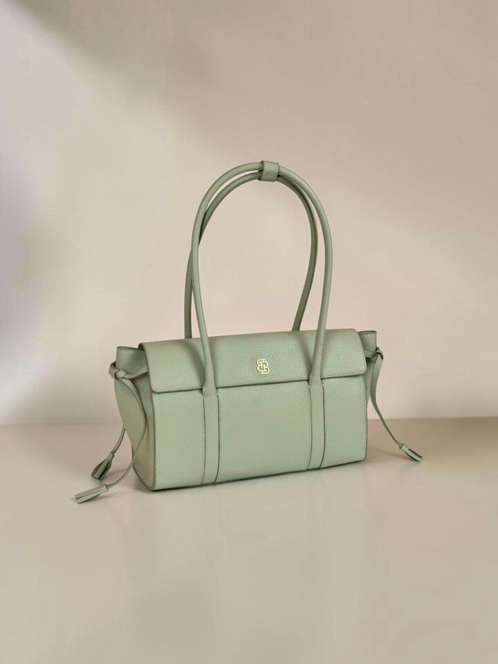 Seniha Heritage Tote Bag Mint Floater Floater Deri