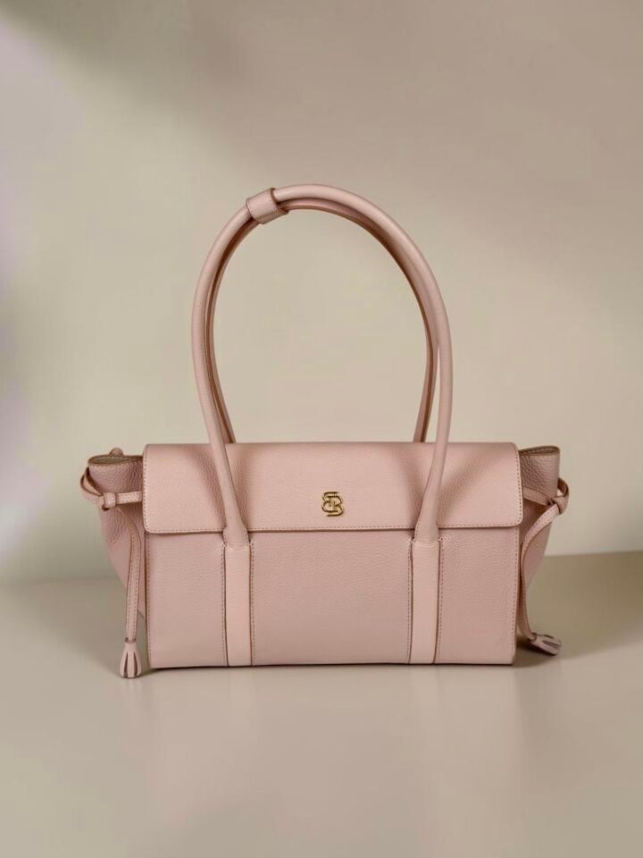 Seniha Heritage Tote Bag Pembe Floater Deri