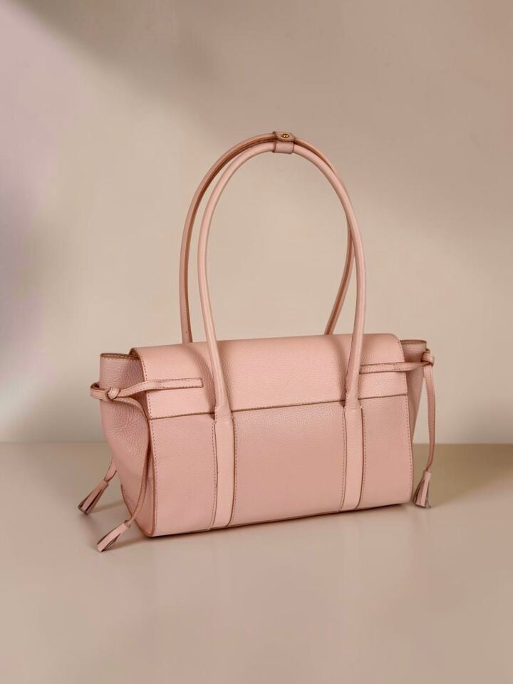 Seniha Heritage Tote Bag Pembe Floater Deri