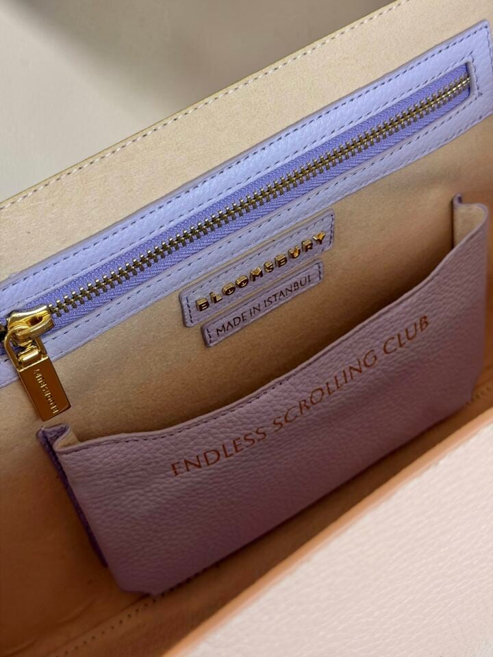 Seniha Heritage Tote Bag Pastel Puzzle Floater Deri