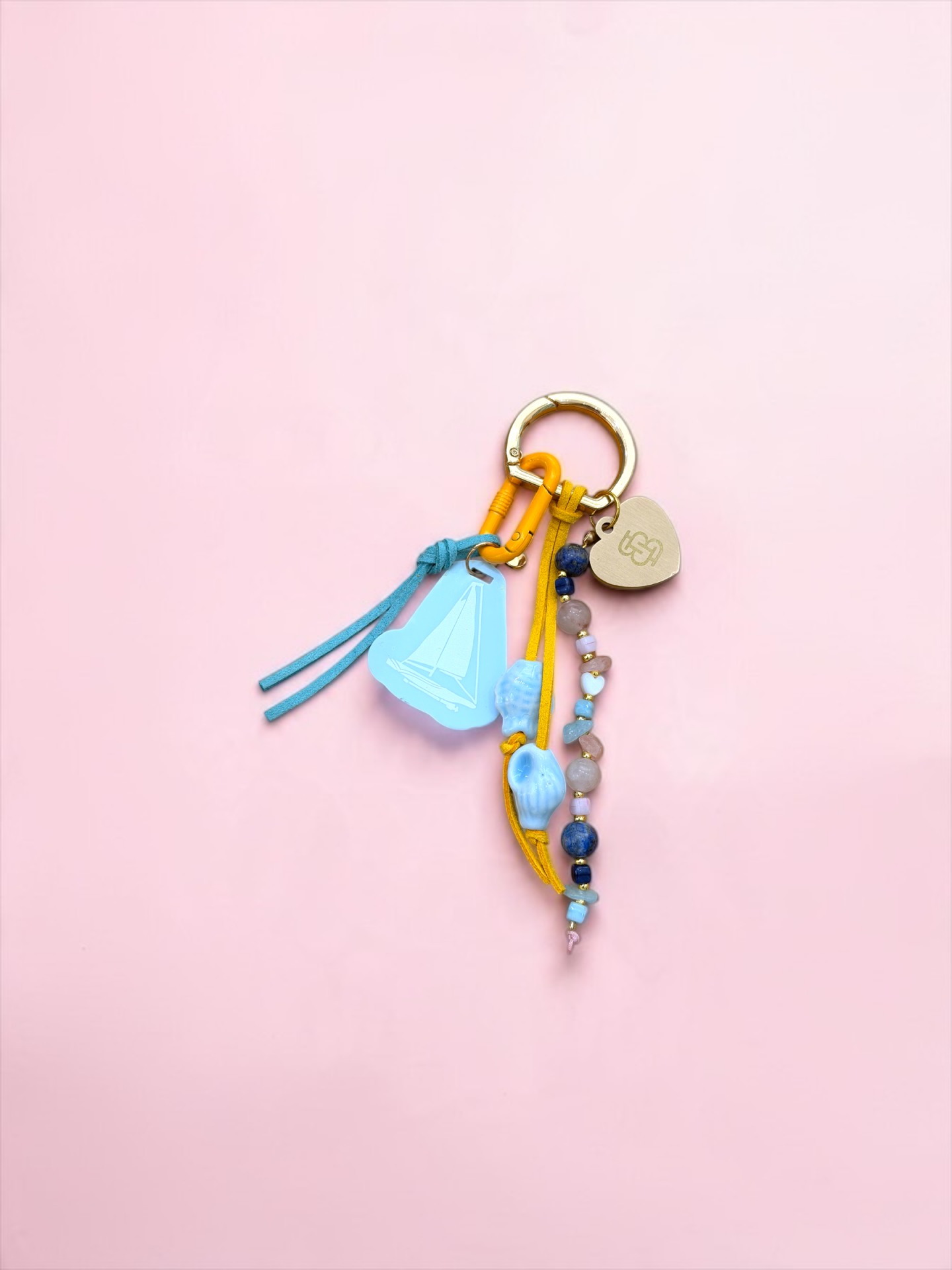 Whimsical Bag Charms Sail Away