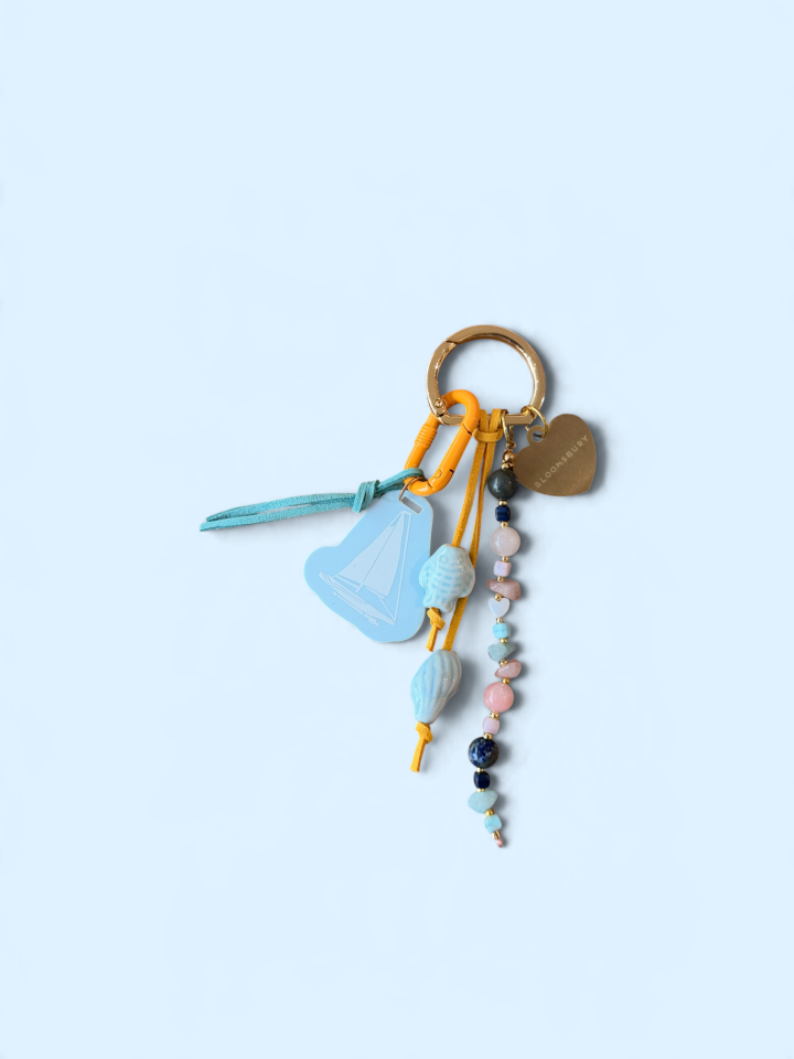 Whimsical Bag Charms Sail Away